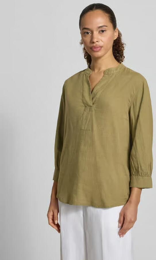 FYNCH-HATTON Blouses T-shirt van mix van linnen en viscose - Foto 3
