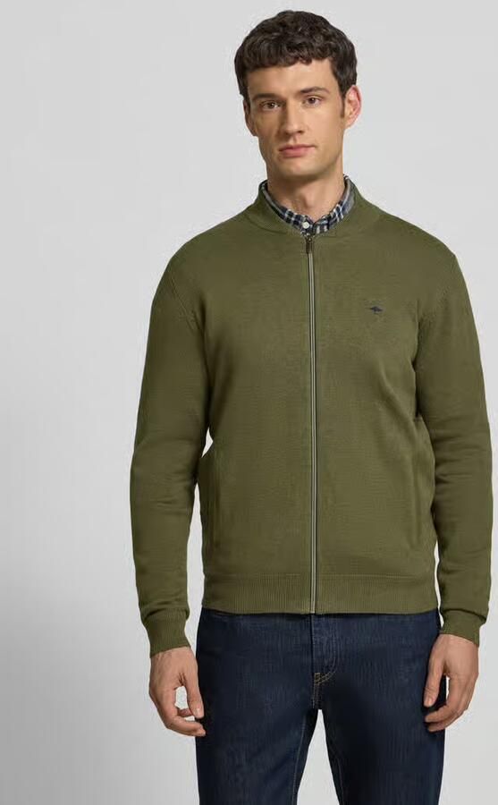 FYNCH-HATTON Cardigan met opstaande kraag en ritssluiting - Foto 3
