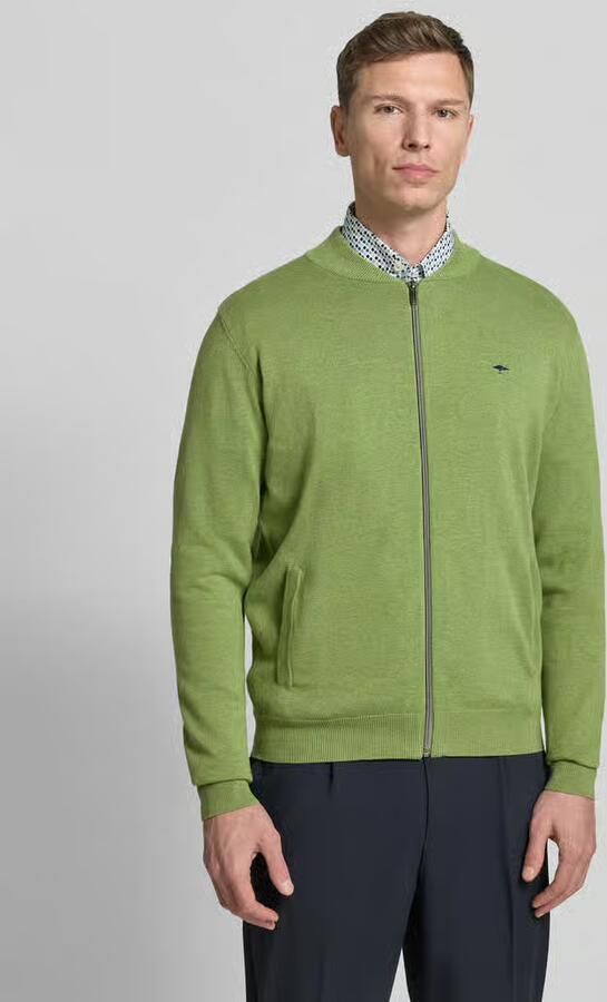 FYNCH-HATTON Cardigan met opstaande kraag en ritssluiting - Foto 3