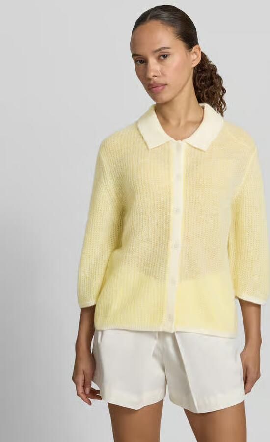 FYNCH-HATTON Cardigan met wol en polokraag - Foto 2