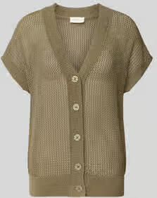 FYNCH-HATTON Cardigan van viscosemix met V-hals