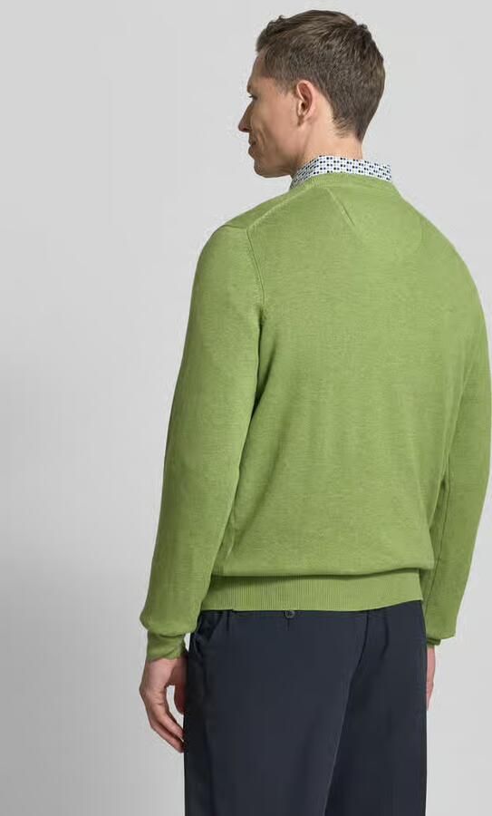 FYNCH-HATTON Gebreide pullover met geribde boorden - Foto 4