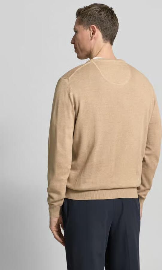 FYNCH-HATTON Gebreide pullover met geribde boorden - Foto 4