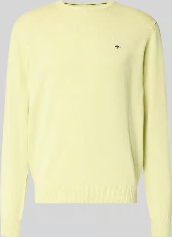 FYNCH-HATTON Gebreide pullover met geribde boorden - Foto 2
