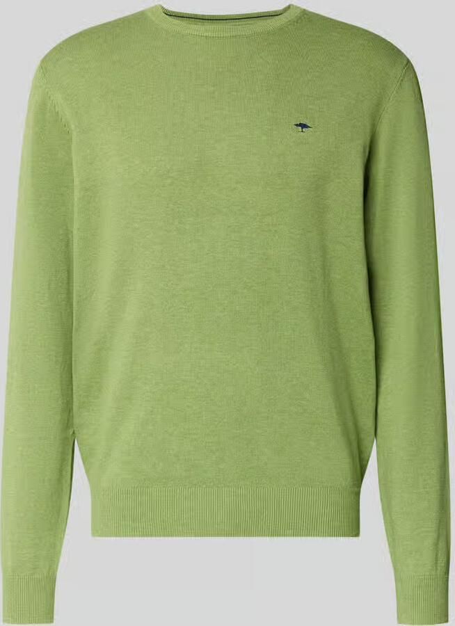 FYNCH-HATTON Gebreide pullover met geribde boorden - Foto 2