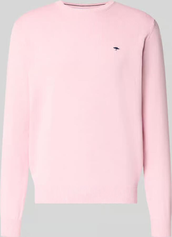 FYNCH-HATTON Gebreide pullover met geribde boorden - Foto 2