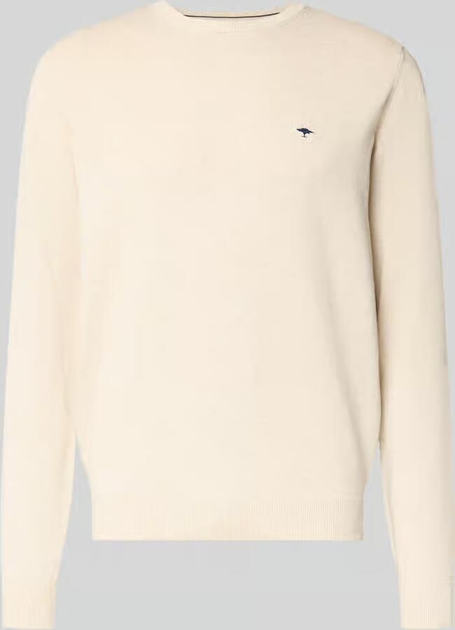 FYNCH-HATTON Gebreide pullover met geribde boorden - Foto 2