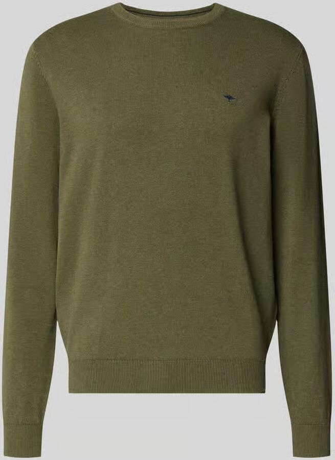 FYNCH-HATTON Gebreide pullover met geribde boorden - Foto 2