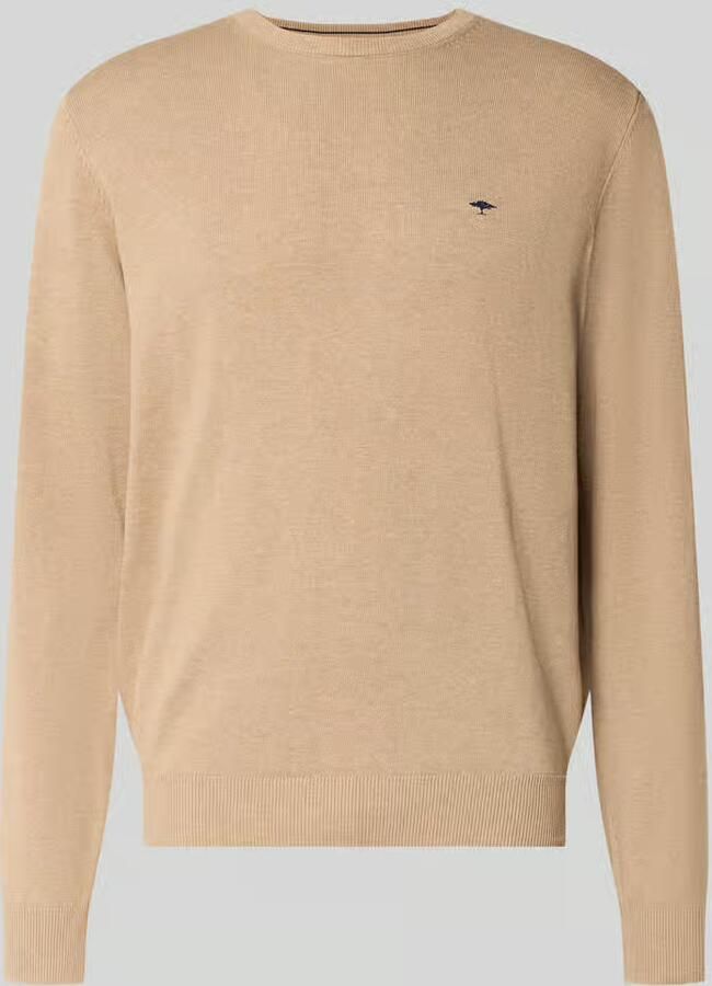 FYNCH-HATTON Gebreide pullover met geribde boorden - Foto 2