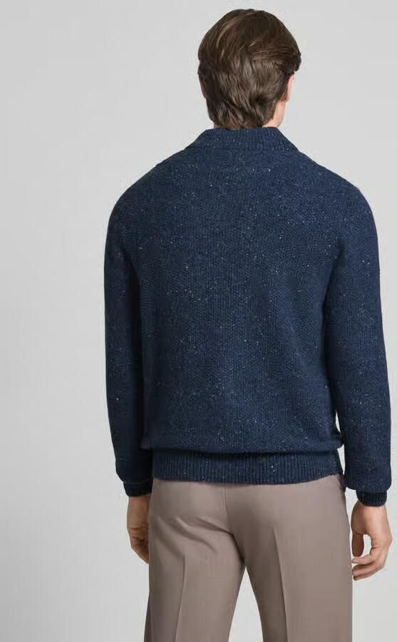 FYNCH-HATTON Gebreide pullover met ribboorden