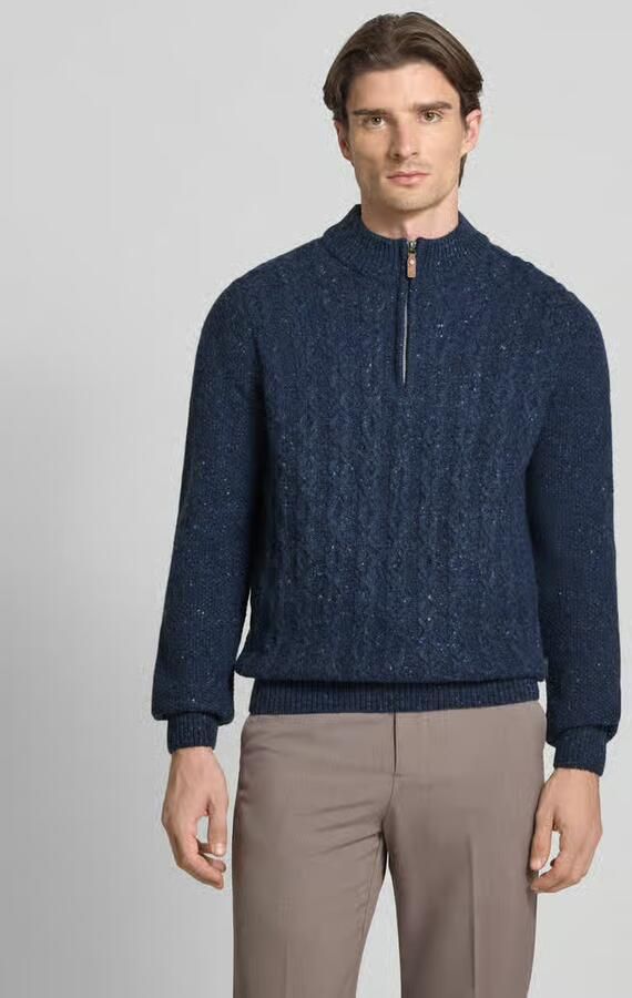 FYNCH-HATTON Gebreide pullover met ribboorden - Foto 2