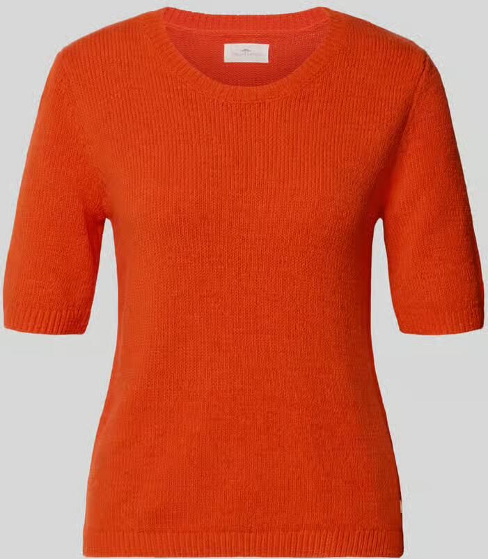 FYNCH-HATTON Gebreide pullover met ronde hals en 1 2-mouwen