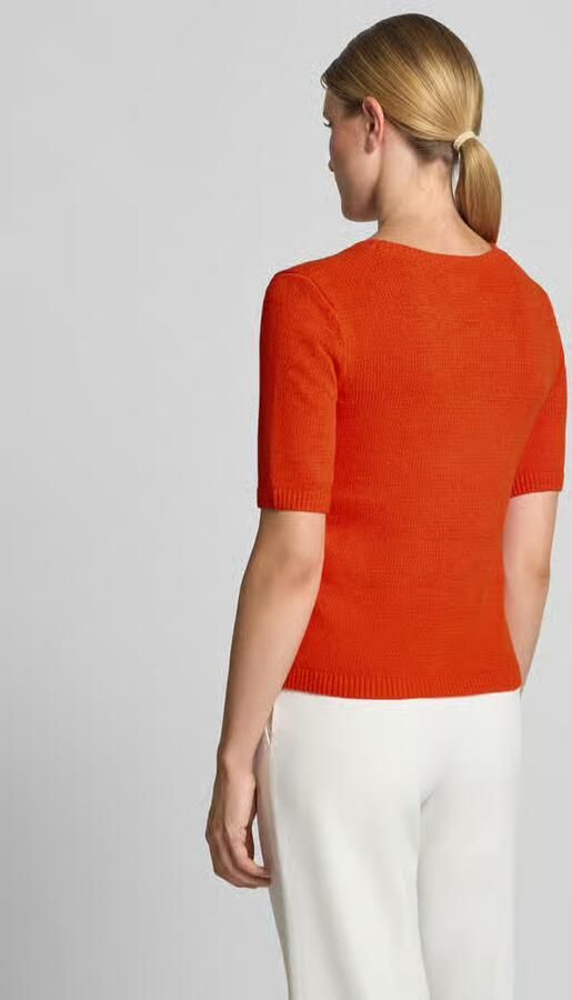 FYNCH-HATTON Gebreide pullover met ronde hals en 1 2-mouwen - Foto 3