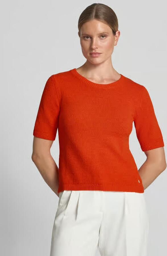 FYNCH-HATTON Gebreide pullover met ronde hals en 1 2-mouwen - Foto 2