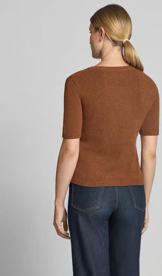FYNCH-HATTON Gebreide pullover met ronde hals en 1 2-mouwen - Foto 2