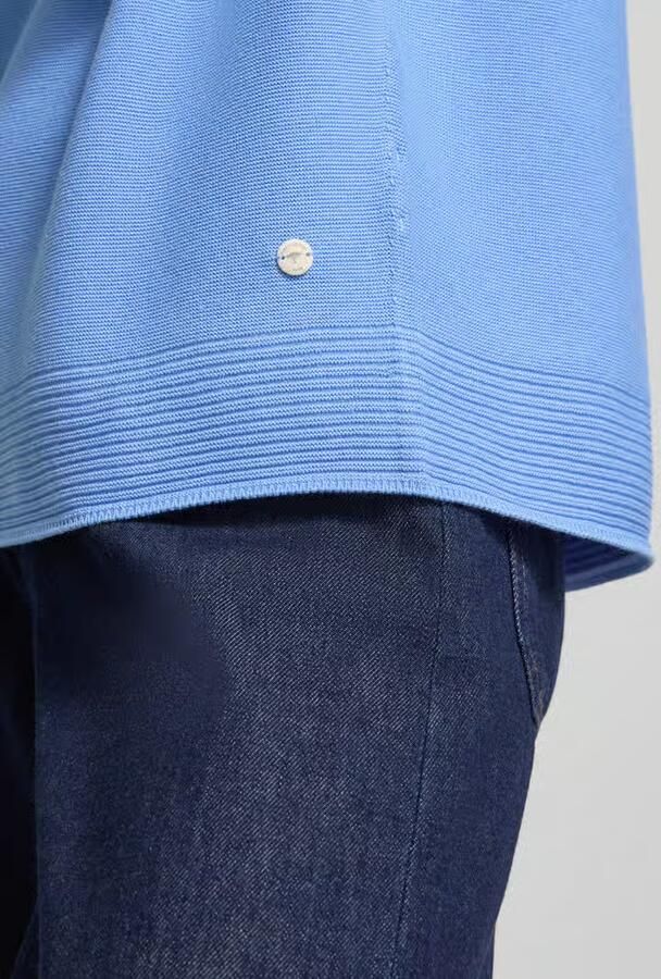 FYNCH-HATTON Gebreide pullover met ronde hals en labeldetail