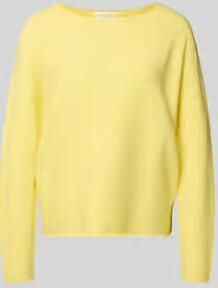FYNCH-HATTON Gebreide pullover met ronde hals en labeldetail