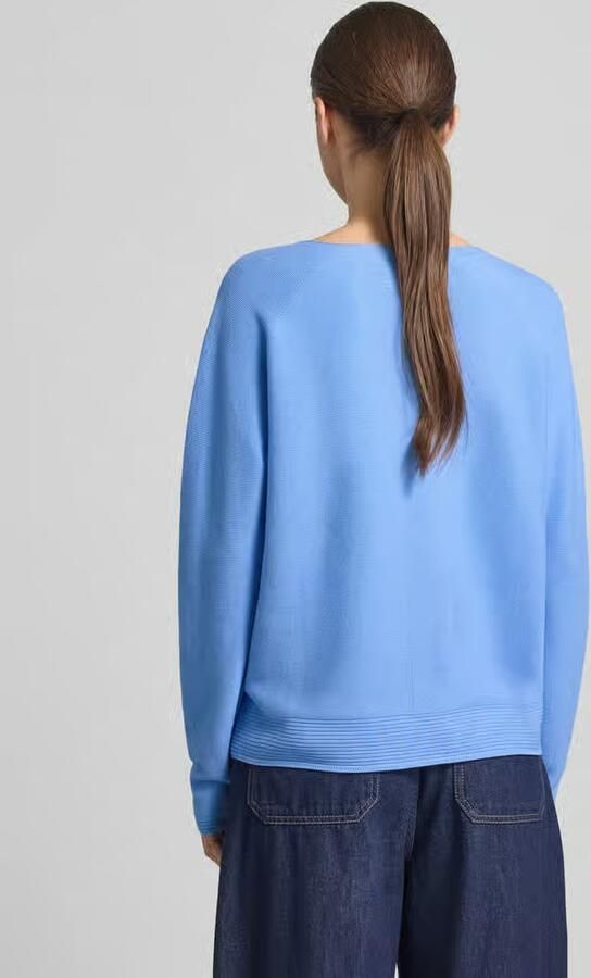 FYNCH-HATTON Gebreide pullover met ronde hals en labeldetail - Foto 3