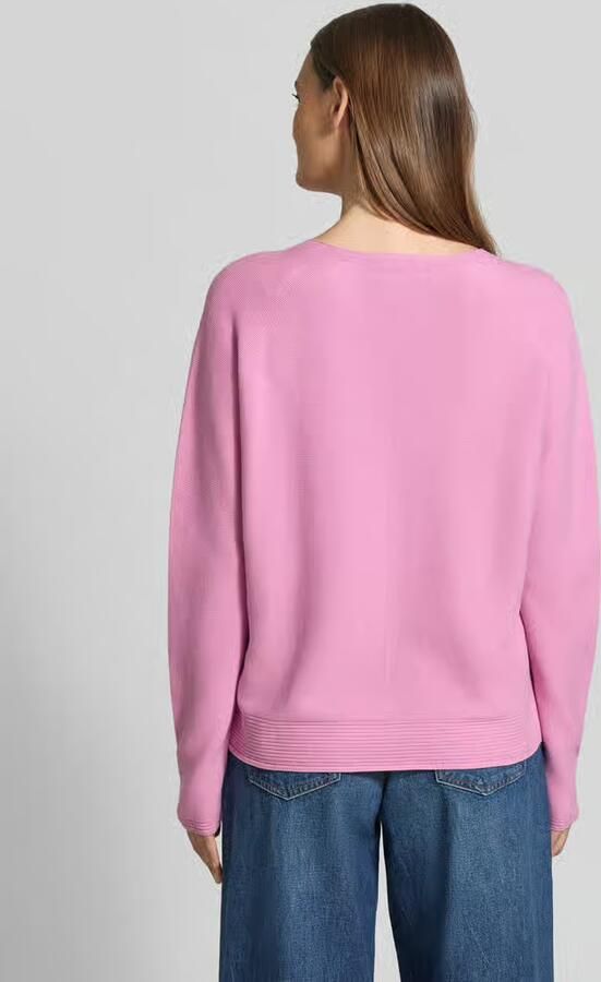 FYNCH-HATTON Gebreide pullover met ronde hals en labeldetail - Foto 2