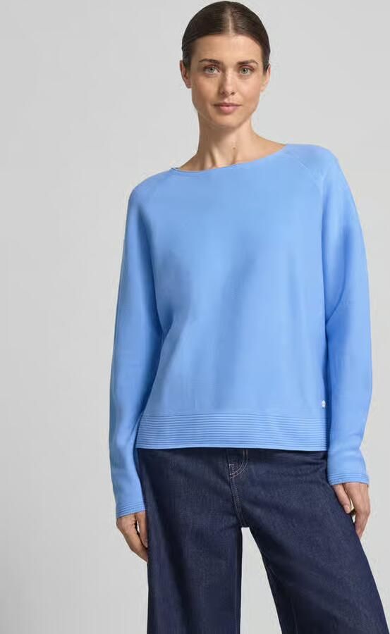 FYNCH-HATTON Gebreide pullover met ronde hals en labeldetail - Foto 2