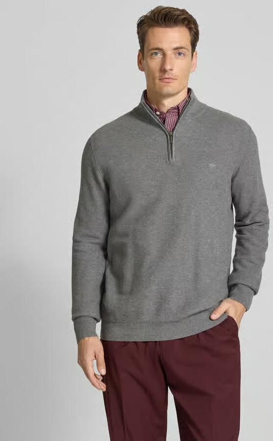 FYNCH-HATTON Gebreide pullover met schipperskraag - Foto 3