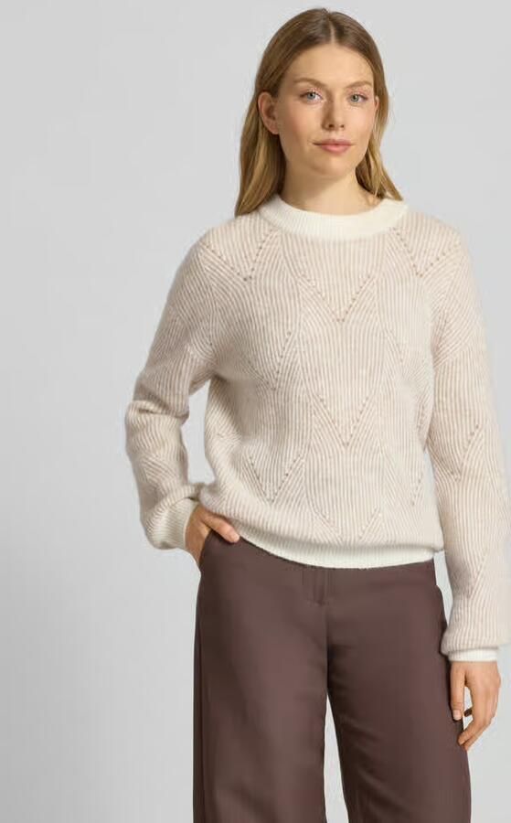 FYNCH-HATTON Gebreide pullover van alpacamix met ronde hals - Foto 2