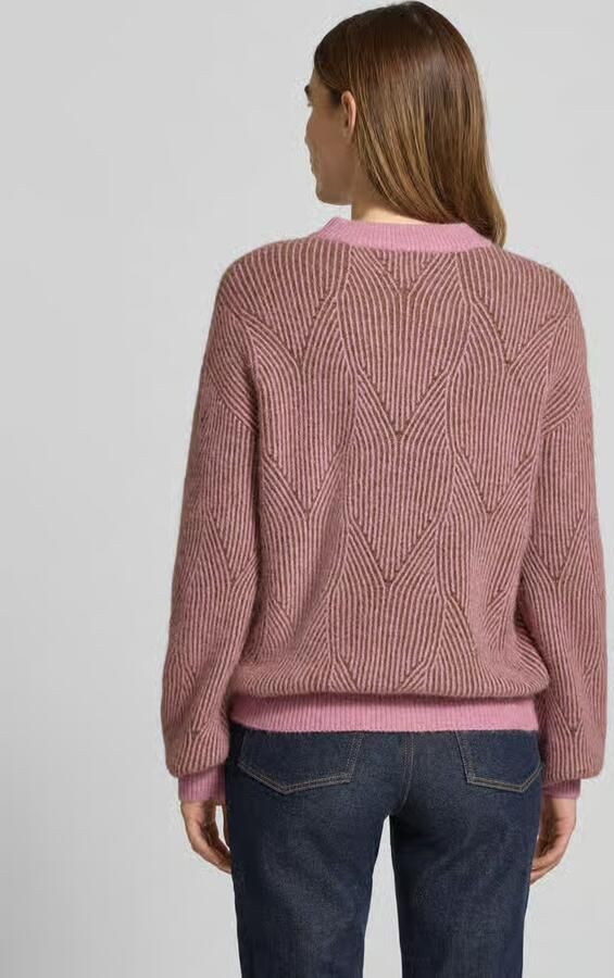 FYNCH-HATTON Gebreide pullover van alpacamix met ronde hals