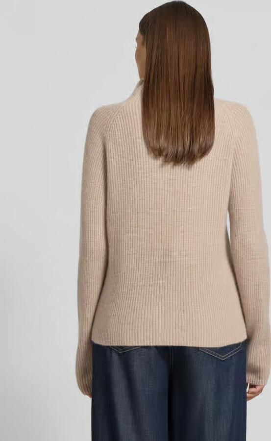 FYNCH-HATTON Gebreide pullover van kasjmier met opstaande kraag