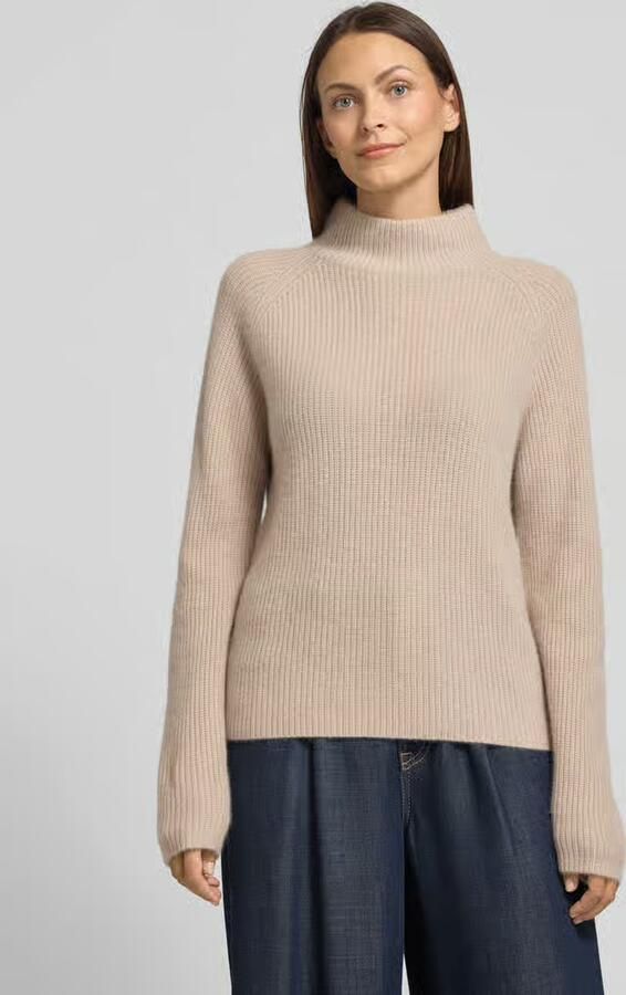 FYNCH-HATTON Gebreide pullover van kasjmier met opstaande kraag - Foto 2