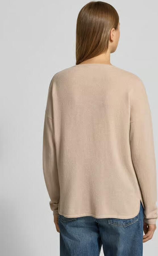 FYNCH-HATTON Gebreide pullover van puur kasjmier met ronde hals