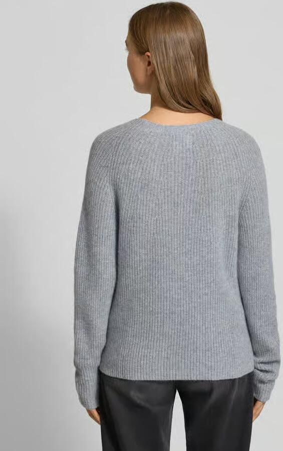 FYNCH-HATTON Gebreide pullover van puur kasjmier met ronde hals