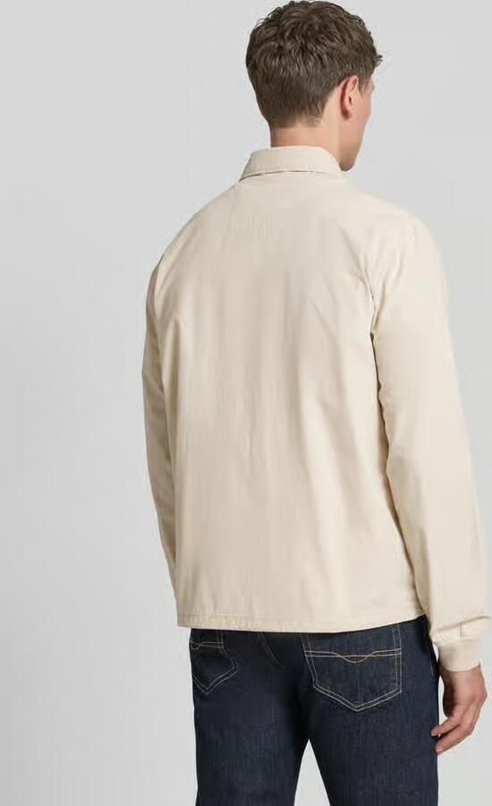 FYNCH-HATTON modern fit overshirt met label-patch model 'Garmentdye' - Foto 3