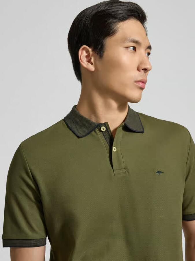 FYNCH-HATTON modern fit poloshirt met stitching - Foto 2