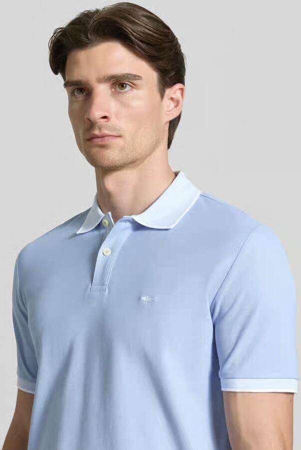 FYNCH-HATTON modern fit poloshirt met stitching - Foto 3