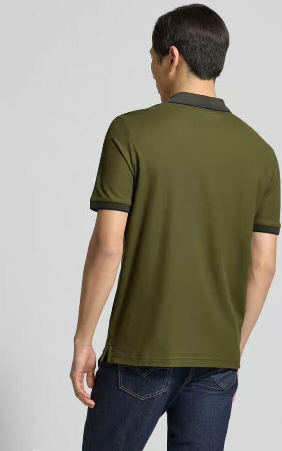 FYNCH-HATTON modern fit poloshirt met stitching