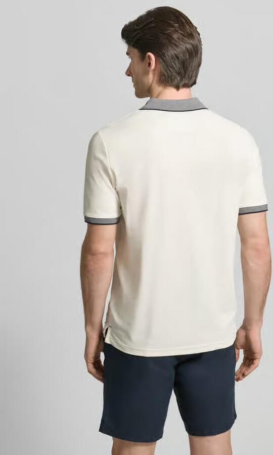 FYNCH-HATTON modern fit poloshirt met stitching