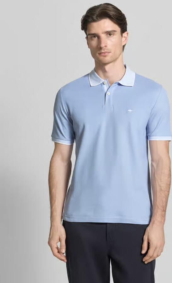 FYNCH-HATTON modern fit poloshirt met stitching - Foto 4