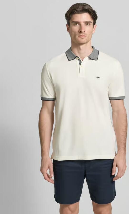 FYNCH-HATTON modern fit poloshirt met stitching - Foto 4