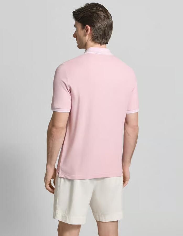 FYNCH-HATTON modern fit poloshirt met stitching