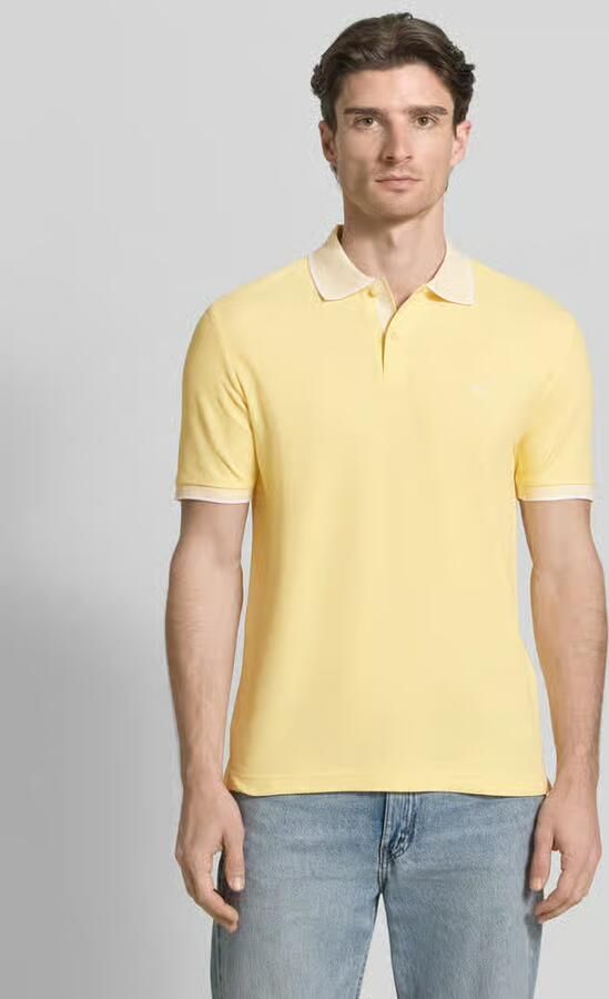 FYNCH-HATTON modern fit poloshirt met stitching - Foto 4