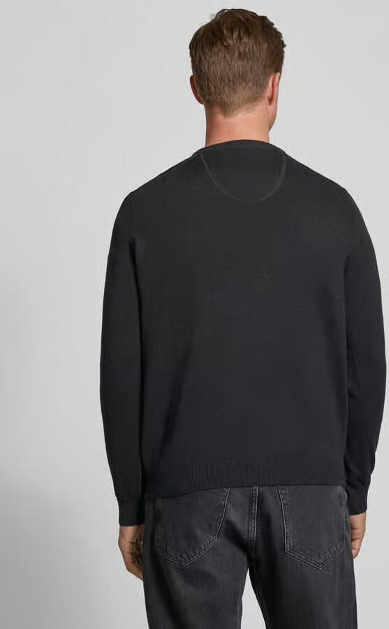 FYNCH-HATTON V-hals Gebreide Trui Must-Have Herenmode Gray Heren