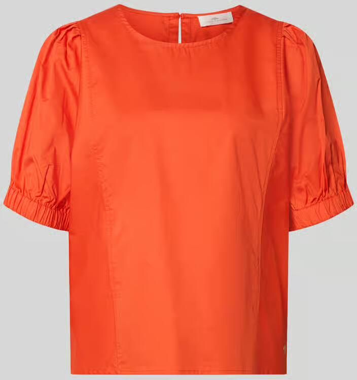 FYNCH-HATTON regular fit blouse met pofmouwen model 'SOLID'