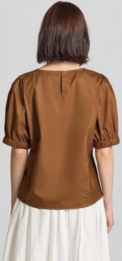FYNCH-HATTON regular fit blouse met pofmouwen model 'SOLID' - Foto 3