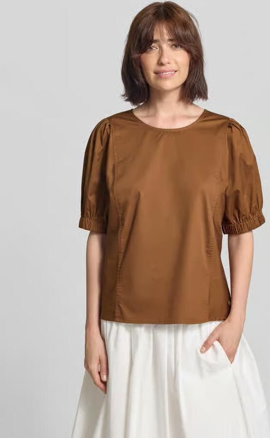 FYNCH-HATTON regular fit blouse met pofmouwen model 'SOLID' - Foto 2