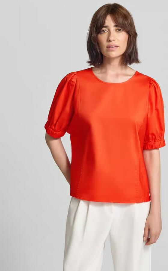 FYNCH-HATTON regular fit blouse met pofmouwen model 'SOLID' - Foto 3