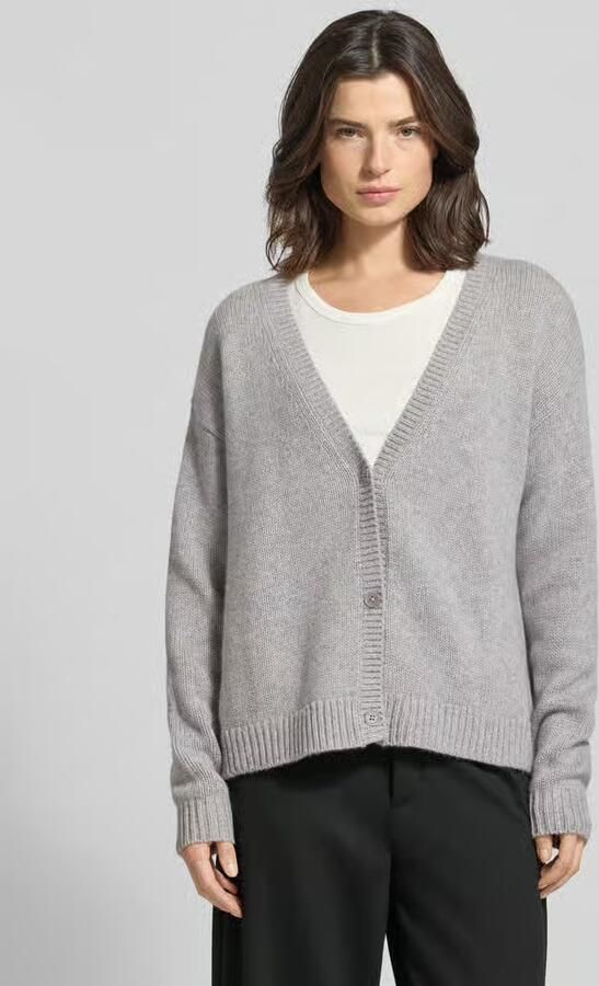 FYNCH-HATTON Regular fit cardigan van zuivere wol in gebreide look - Foto 2