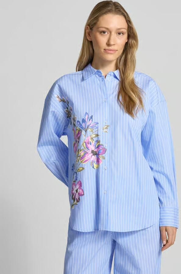 FYNCH-HATTON regular fit overhemdblouse met kentkraag - Foto 3