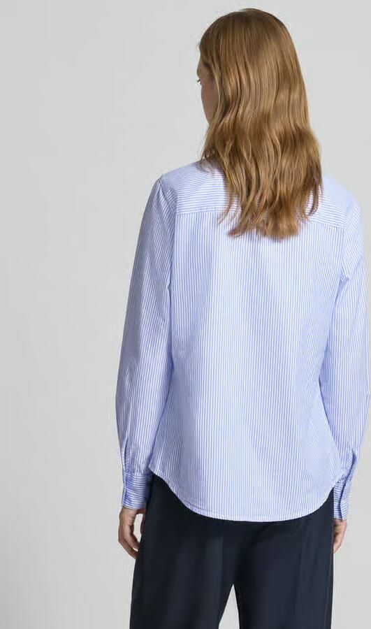 FYNCH-HATTON Regular fit overhemdblouse met logostitching