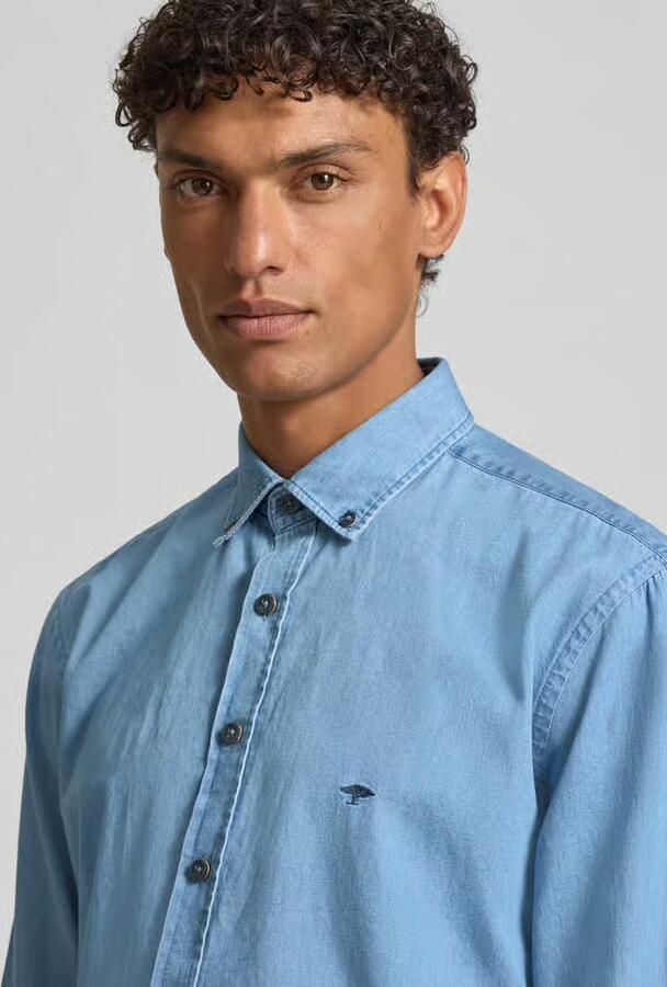 FYNCH-HATTON Regular fit vrijetijdsoverhemd met Button-downkraag