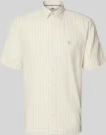 FYNCH-HATTON Regular fit vrijetijdsoverhemd met Button-downkraag